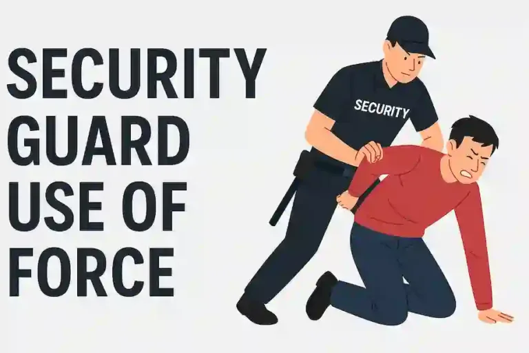 security guard use of force